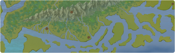 A color map of the Sveis River A color map of the Sveis River