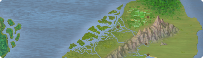 A color map of the Talasa Islands