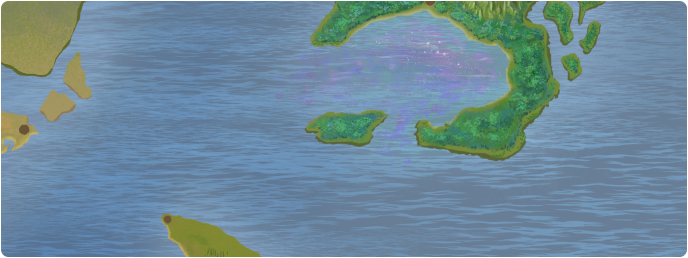 A color map of Tastael Island