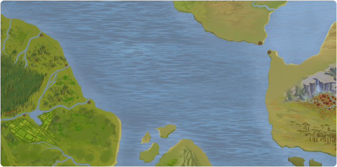 A color map of the Thoir Sea A color map of the Thoir Sea
