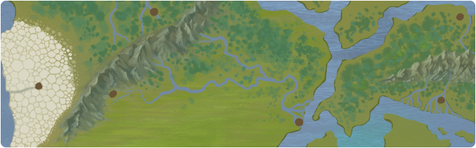 A color map of the Ular River