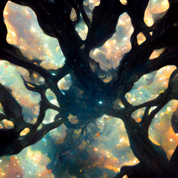 a crown shy forest nebula