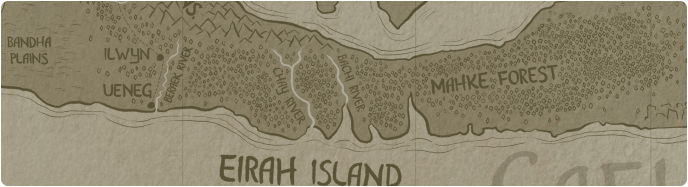 A paper map of the Bachi River A paper map of the Bachi River