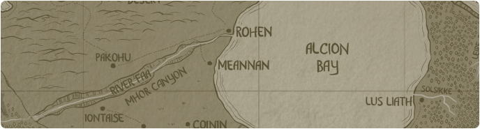A paper map of Meannan A paper map of Meannan