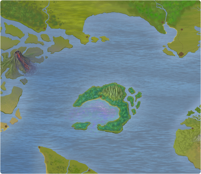 A color map of the Eilc Sea A color map of the Eilc Sea