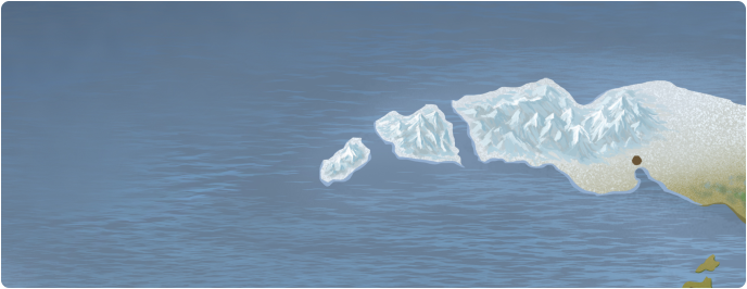 A color map of Rinn Island A color map of Rinn Island