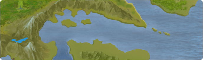 A color map of the Jaraihe Sound A color map of the Jaraihe Sound