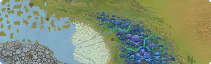 A color map of the Lueh River A color map of the Lueh River