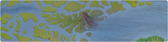 A color map of Mount Hiwajae A color map of Mount Hiwajae
