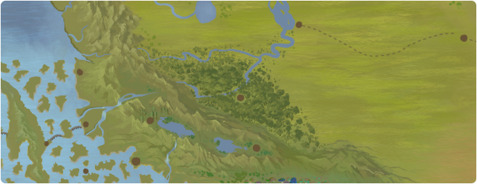 A color map of Nyewa Forest A color map of Nyewa Forest
