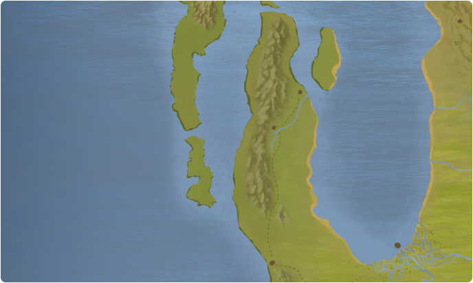 A color map of the Panna Coast A color map of the Panna Coast